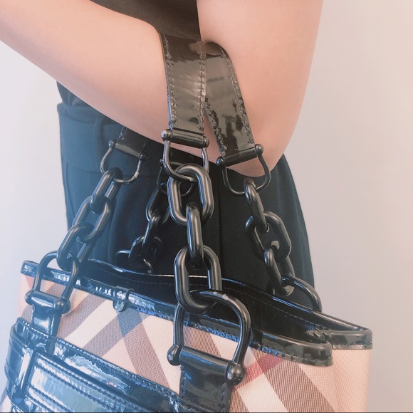 Authentic Burberry Black Rachel Baguette - Picture 6 of 8